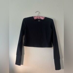 Black long Sleeve PARGON workout top